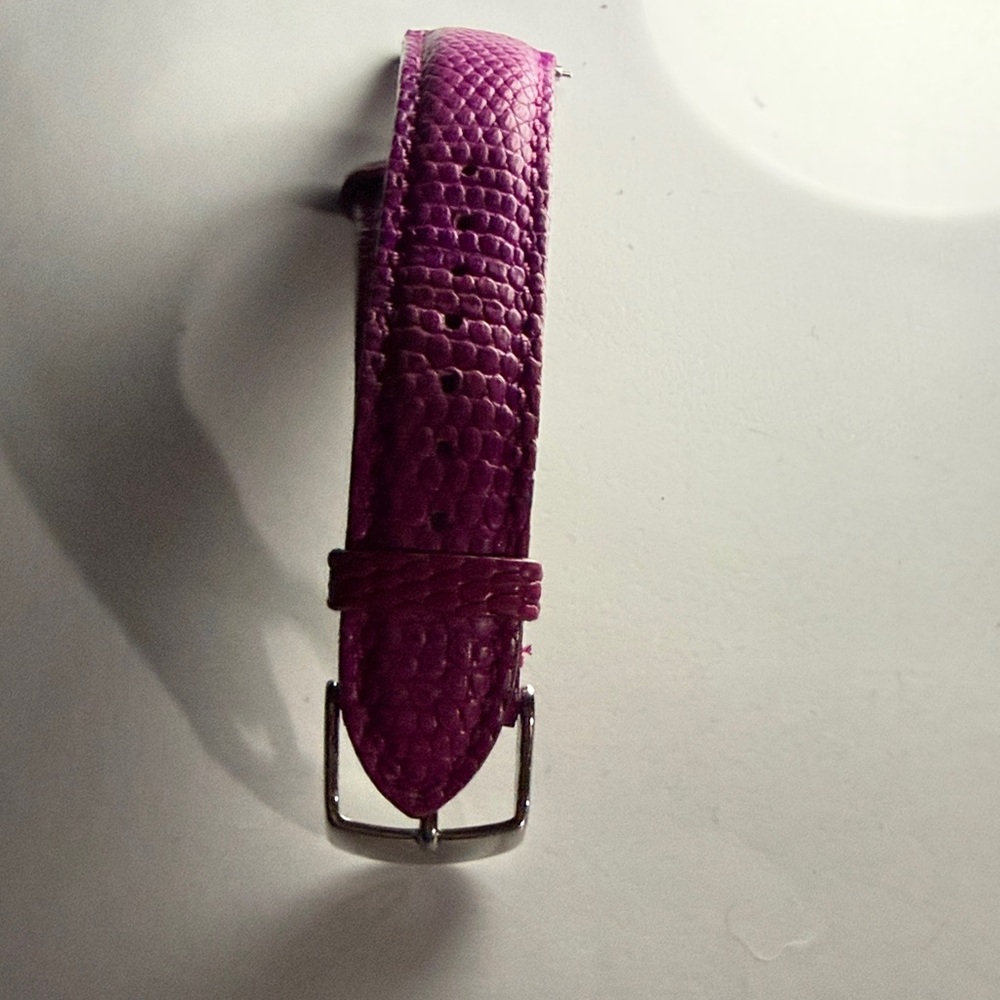 Authentic Michele Lizard Fuchsia Watch Strap